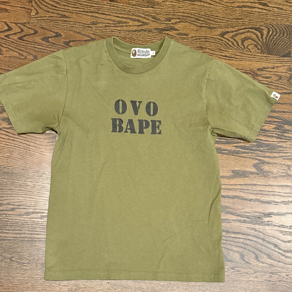 Bape Olive Green Short Sleeve Tee